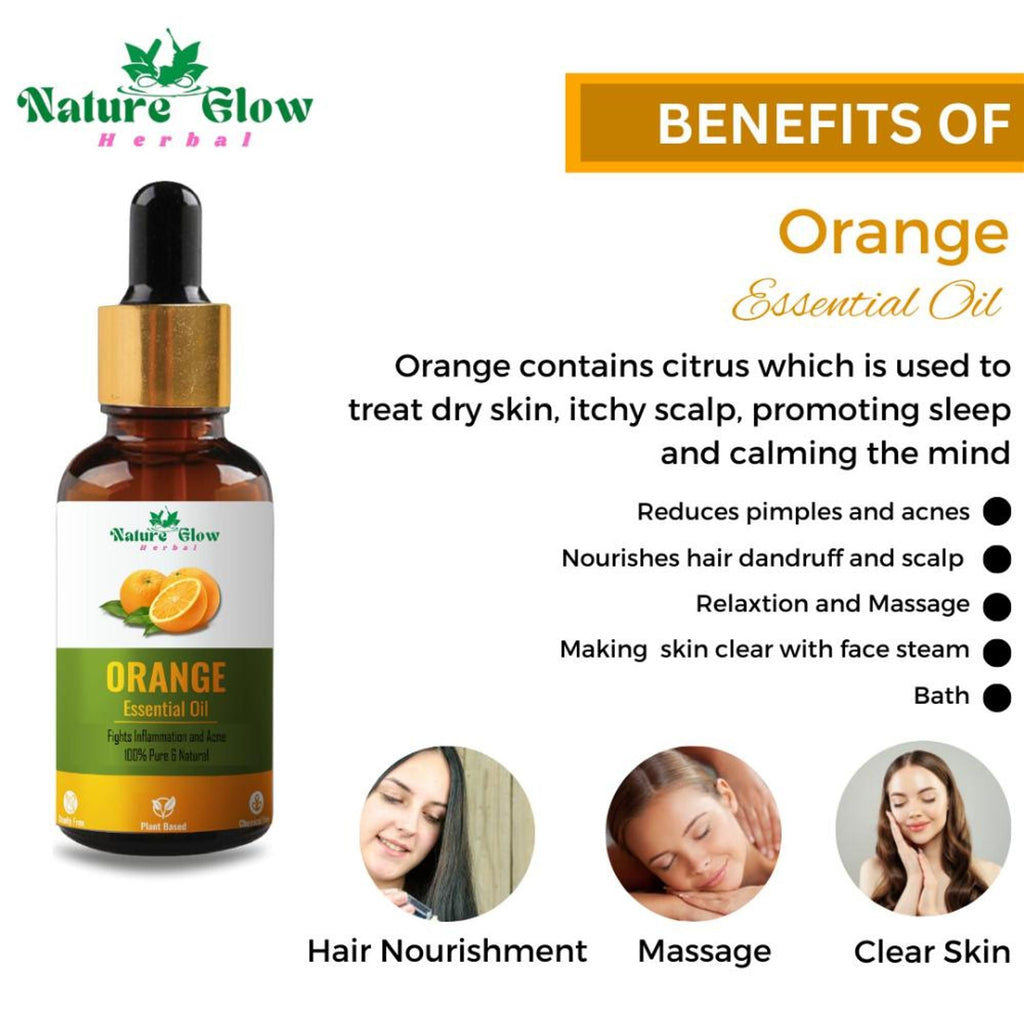 Nature Glow Herbal Orange Essential Oil | Grocsy