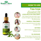 Nature Glow Herbal Nature Tea Tree Essential Oil | Grocsy