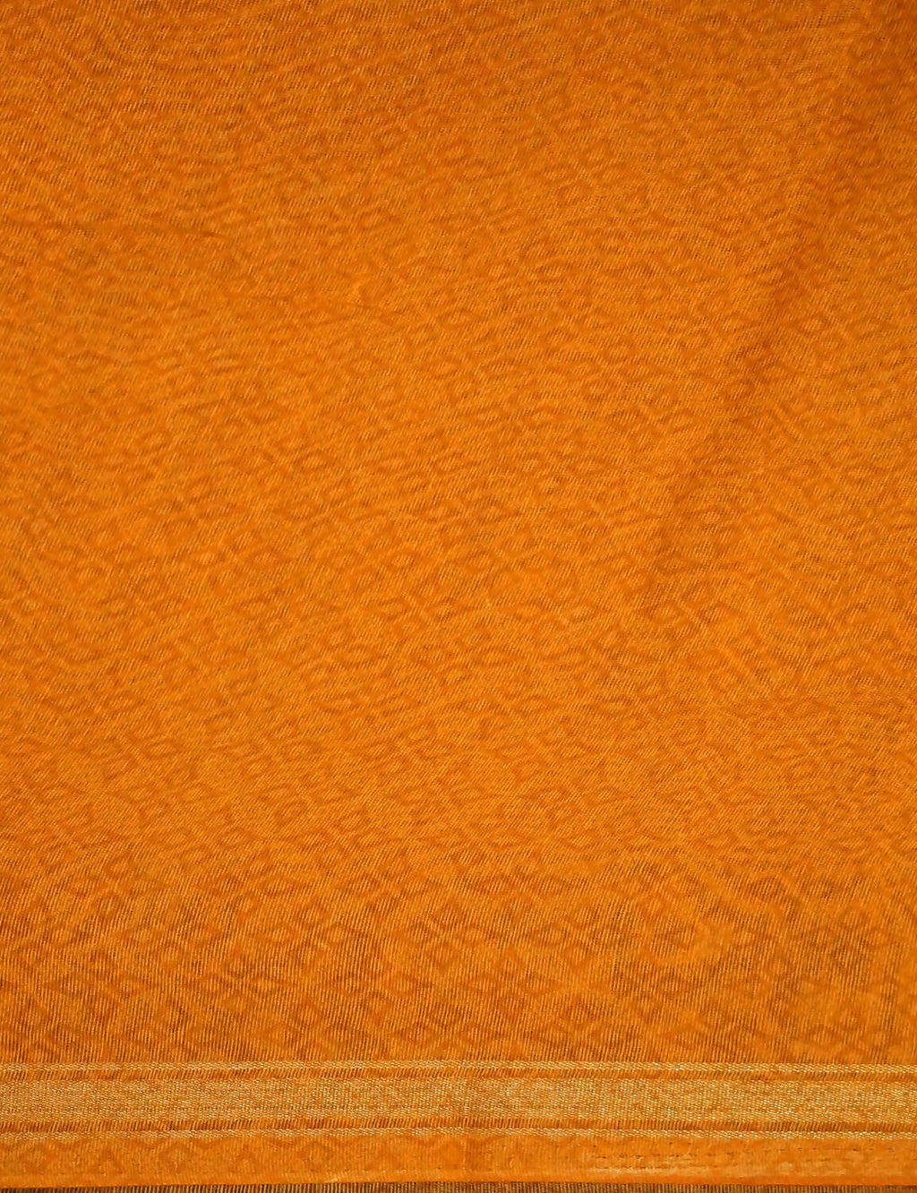 Shades Of Orange Floral Design Semi Chanderi Saree By Gayathri Reddy Designer Studio | Grocsy