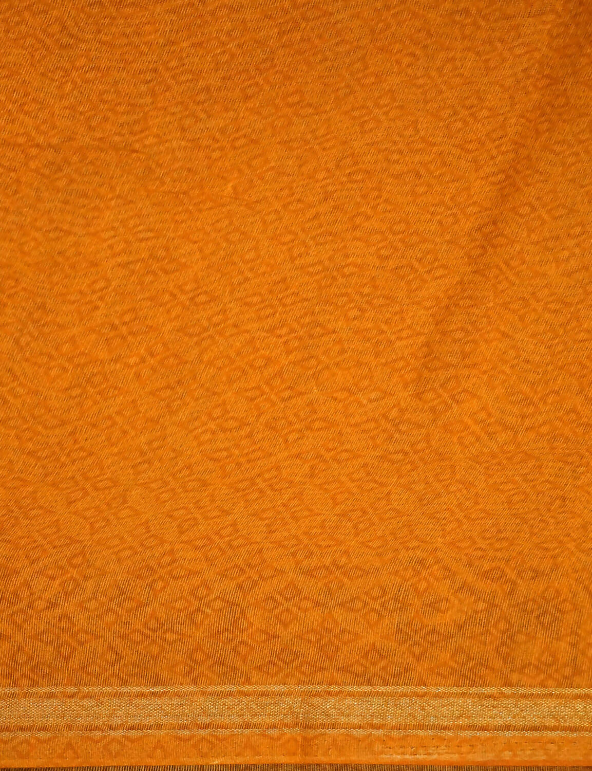 Shades Of Orange Floral Design Semi Chanderi Saree By Gayathri Reddy Designer Studio | Grocsy