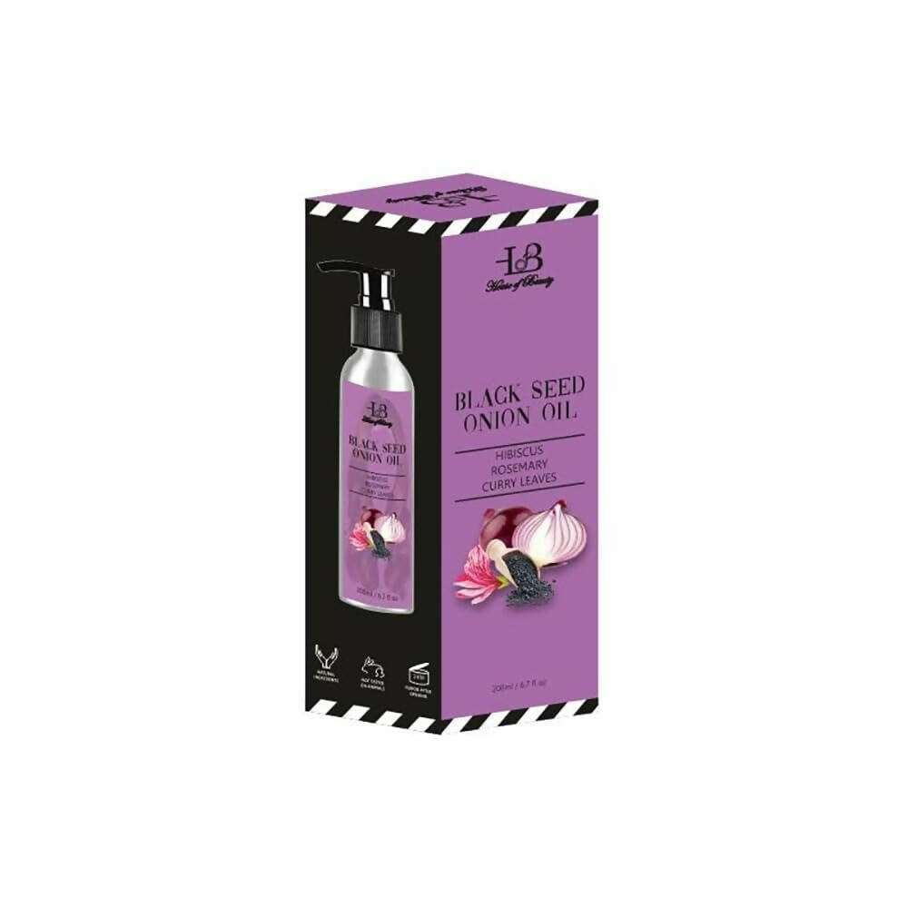 House Of Beauty Black Seed Onion Oil with Hibiscus Hair Oil | Grocsy