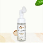 Glamveda Rice Water Brightening Foaming Face Wash With Soft Silicone Brush | Grocsy