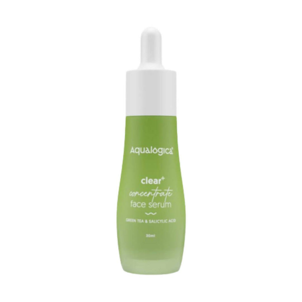 Aqualogica Clear+ Concentrate Face Serum With Salicylic & Hyaluronic Acid, Oily & Combination Skin | Grocsy