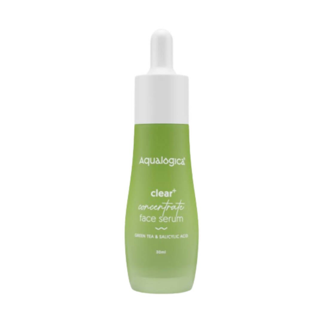 Aqualogica Clear+ Concentrate Face Serum With Salicylic & Hyaluronic Acid, Oily & Combination Skin | Grocsy