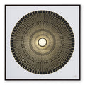 Tehzeeb Creations Golden Embossed Wall Painting | Grocsy