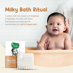 Mother Sparsh Milky Soft Baby Bathing Soap Bar For Hypoallergenic pH 5.5, Tear-Free Formulation, Prevents Dryness | Grocsy