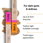 Type Beauty Get Even Concealer - Pecan 45 | Grocsy