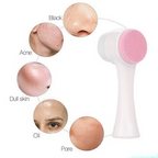 Bronson Professional 2 in 1 Silicone Facial Cleanser Brush Pore Exfoliation Massager | Grocsy