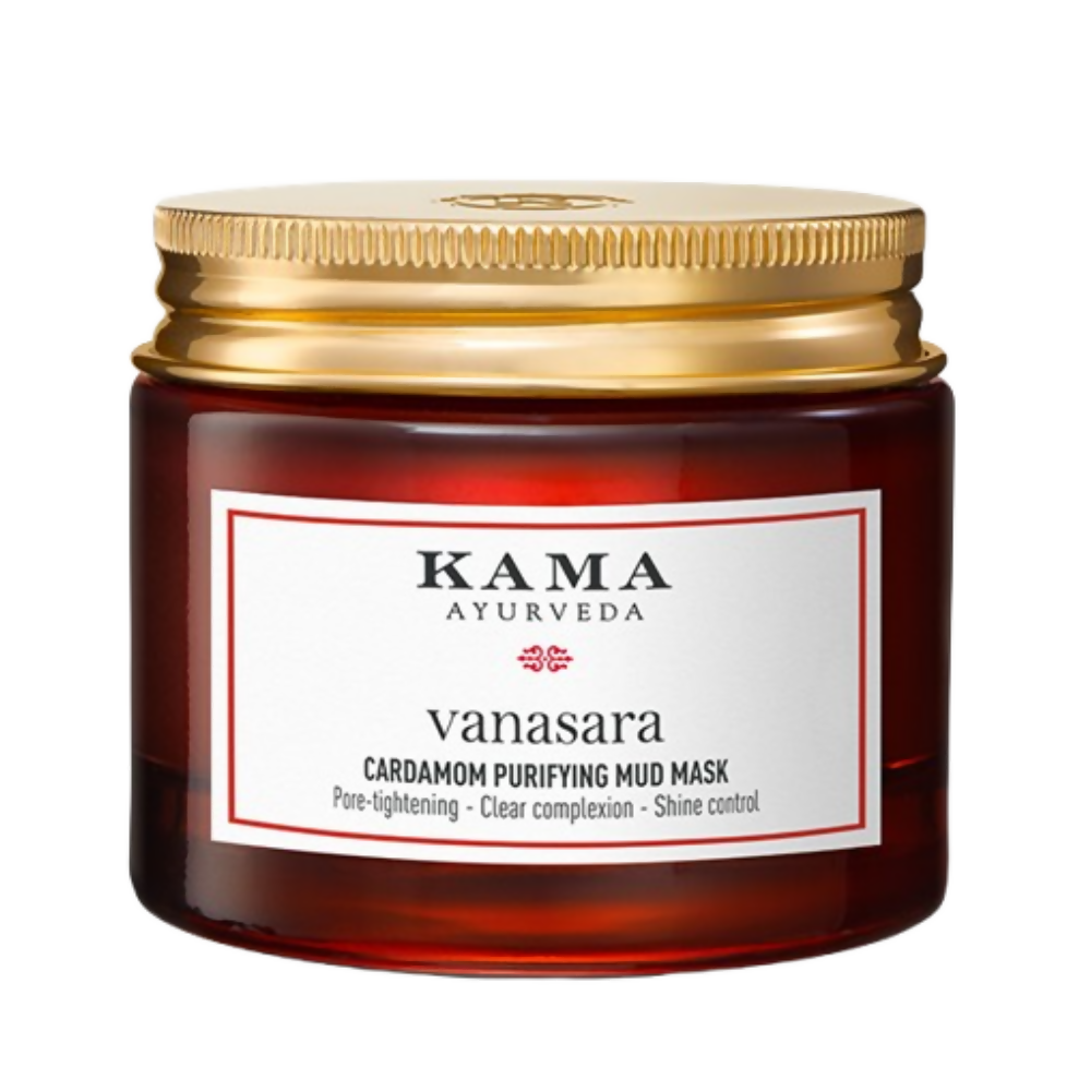 Kama Ayurveda Vanasara Cardamom Purifying Mud Mask | Grocsy