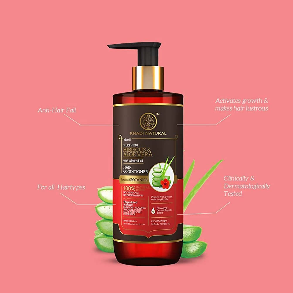 Khadi Natural Hibiscus & Aloe Vera Hair Conditioner | Grocsy