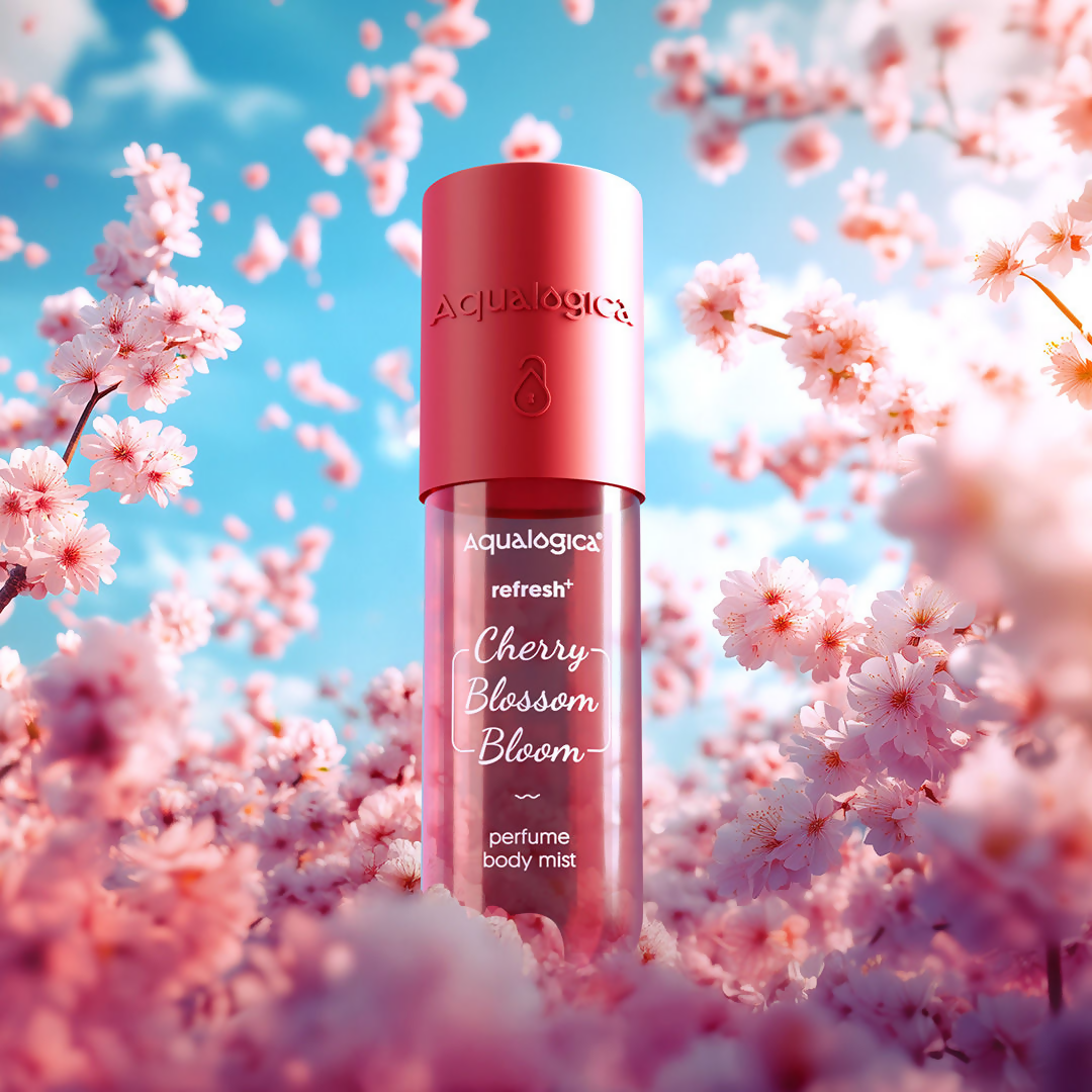 Aqualogica Refresh + Cherry Blossom Bloom Body Mist | Grocsy