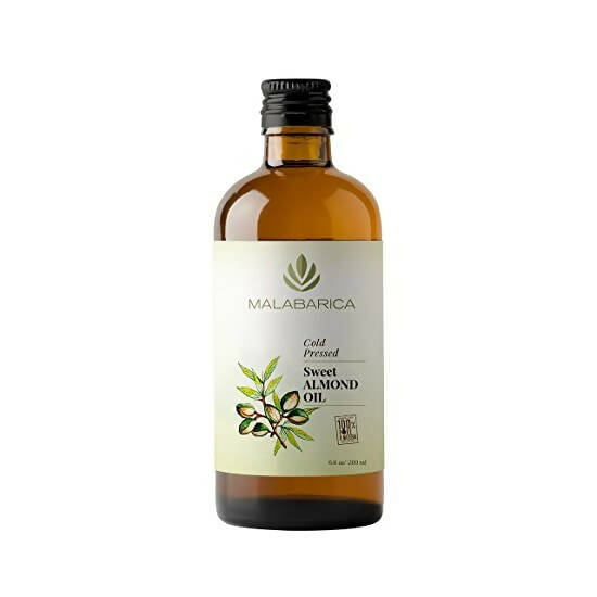 Malabarica Cold Pressed Sweet Almond Oil | Grocsy
