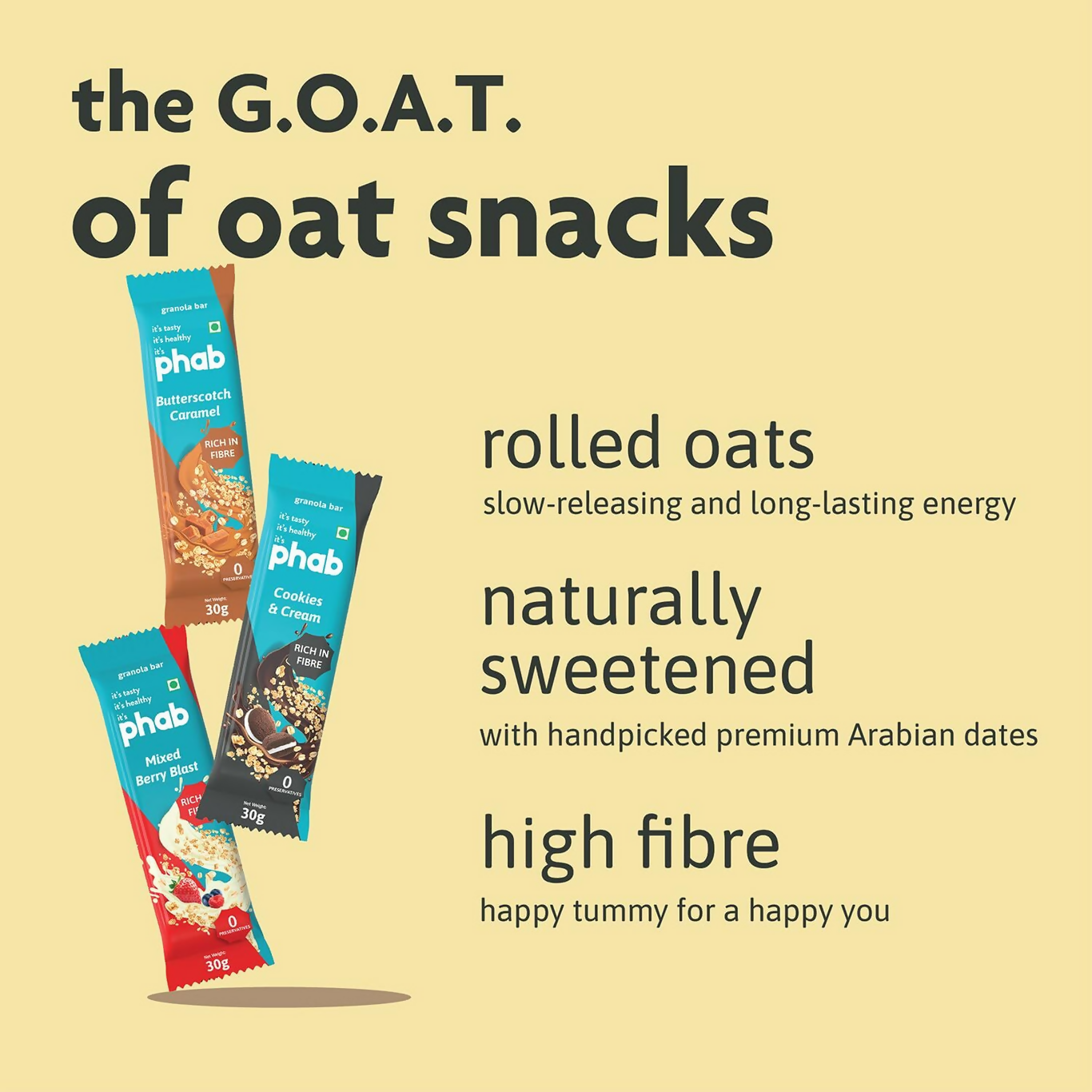Phab Granola Energy Bars | Grocsy