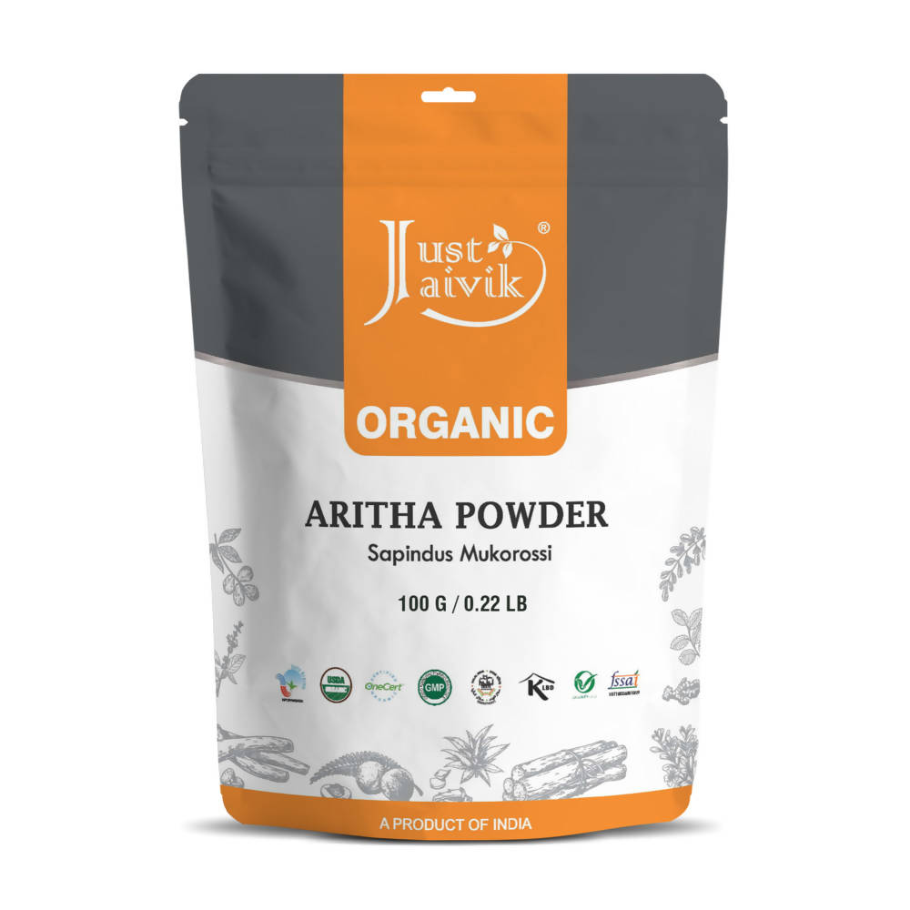 Just Jaivik Organic Aritha Powder | Grocsy