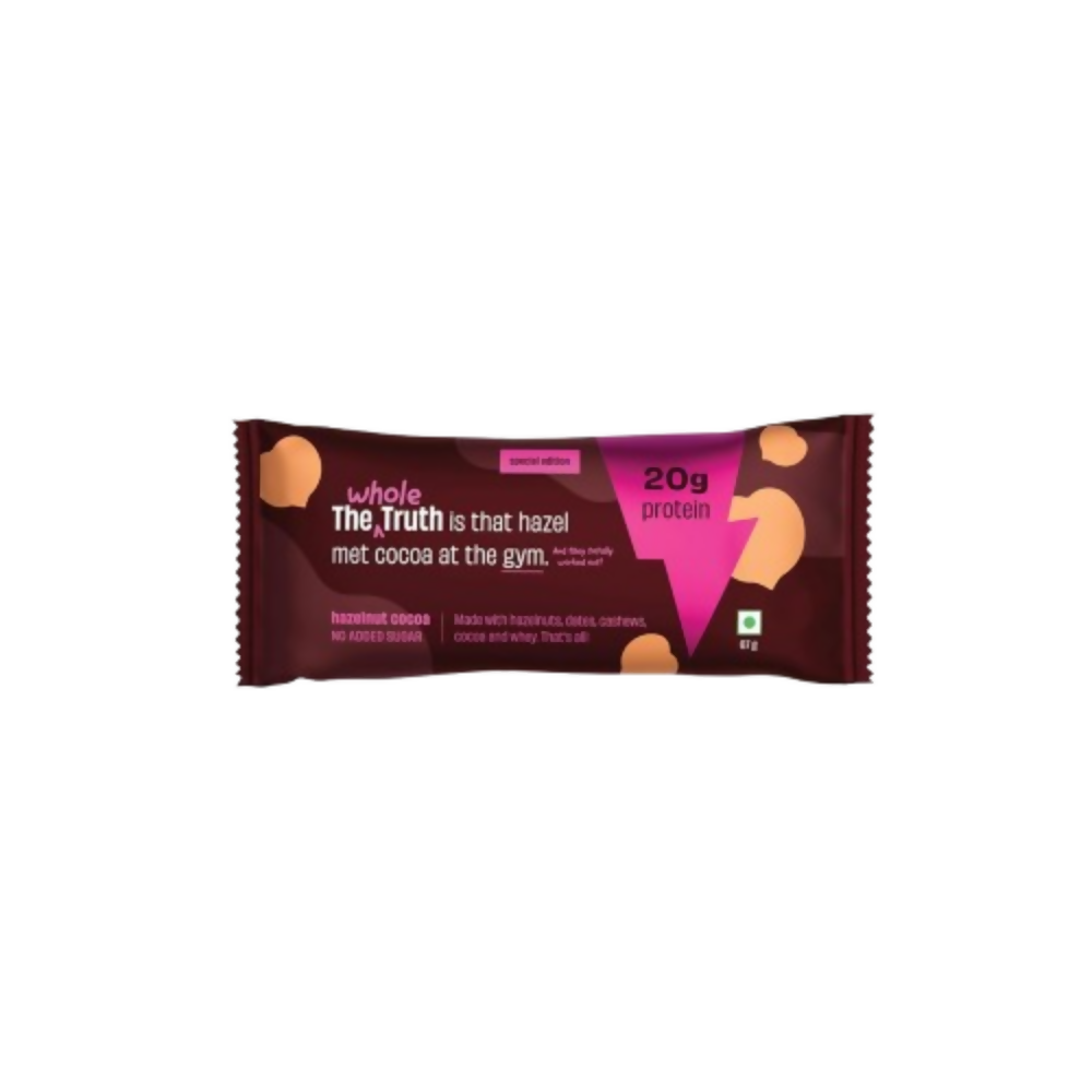 The Whole Truth High Protein Hazelnut Cocoa Protein Bar | Grocsy