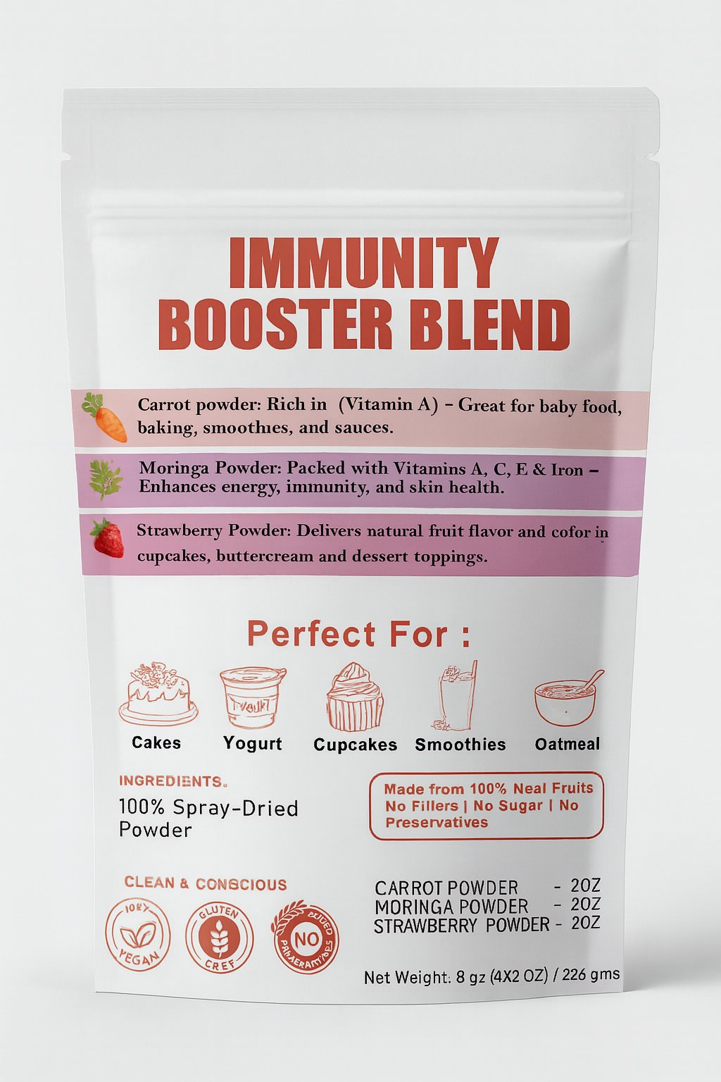 Confect Immunity Booster Blend | Fruit Powder Combo | Grocsy