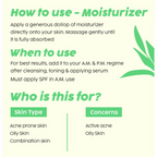 PLIX The Plant Fix 2% Acne Buster Moisturizer & 10% Niacinamide Serum | Grocsy
