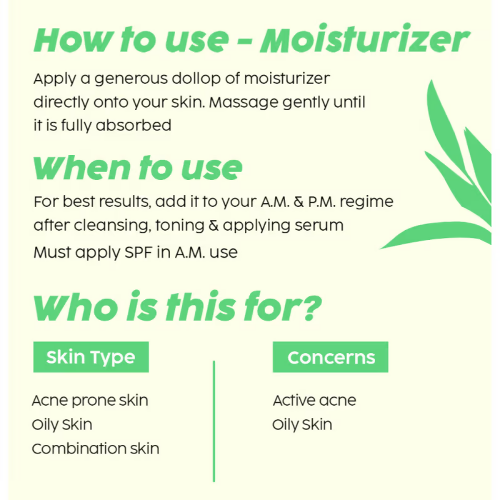 PLIX The Plant Fix 2% Acne Buster Moisturizer & 10% Niacinamide Serum | Grocsy