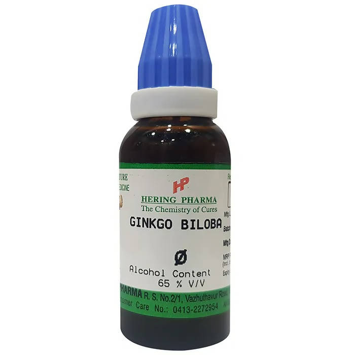 Hering Pharma Ginkgo Biloba Mother Tincture Q | Grocsy