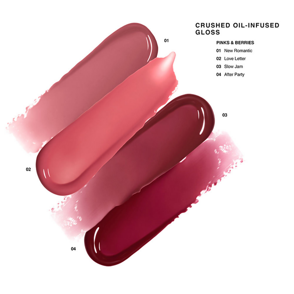 Bobbi Brown Crushed Oil Infused Gloss with Hyaluonic Acid, Vitamin C & E - New Romantic | Grocsy