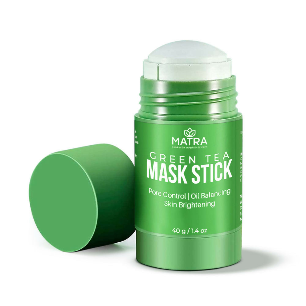 Matra Green Tea Mask Stick For Pore Control, Oil Balancing & Skin Brightening | Grocsy