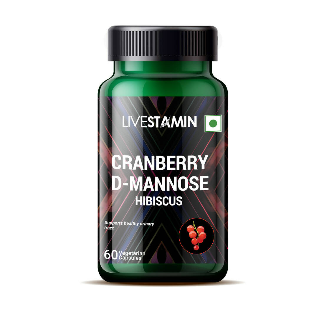 Livestamin Cranberry D-Mannose Hibiscus Capsules | Grocsy