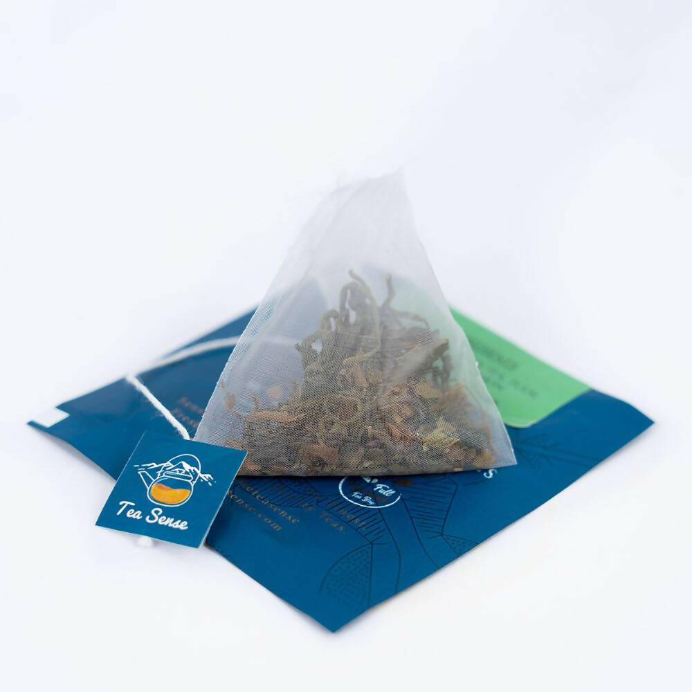 Tea Sense Tulsi Spiced Green Tea Bags Box | Grocsy