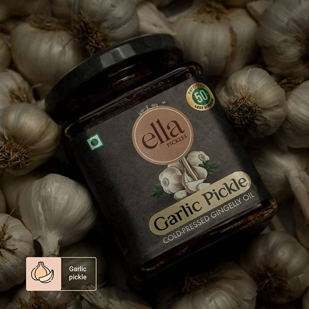 Ella Foods Garlic Pickle | Grocsy