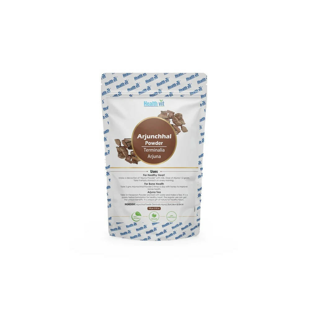 Healthvit Natural Arjunchhal Powder | Grocsy