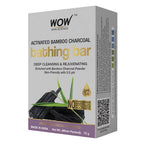 Wow Skin Science Activated Bamboo Charcoal Bathing Bar | Grocsy
