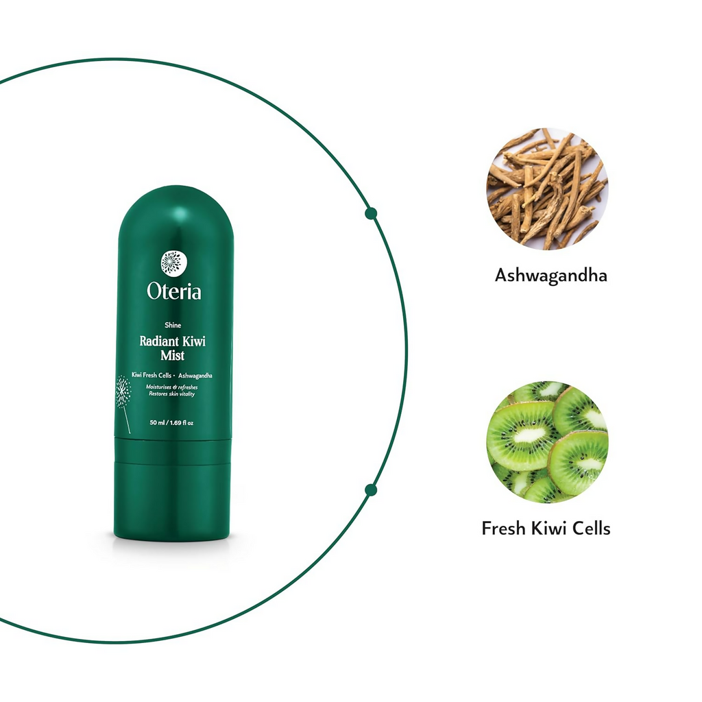Oteria Radiant Kiwi Mist Spray Toner For Provides Skin With Essential Nutrients | Grocsy
