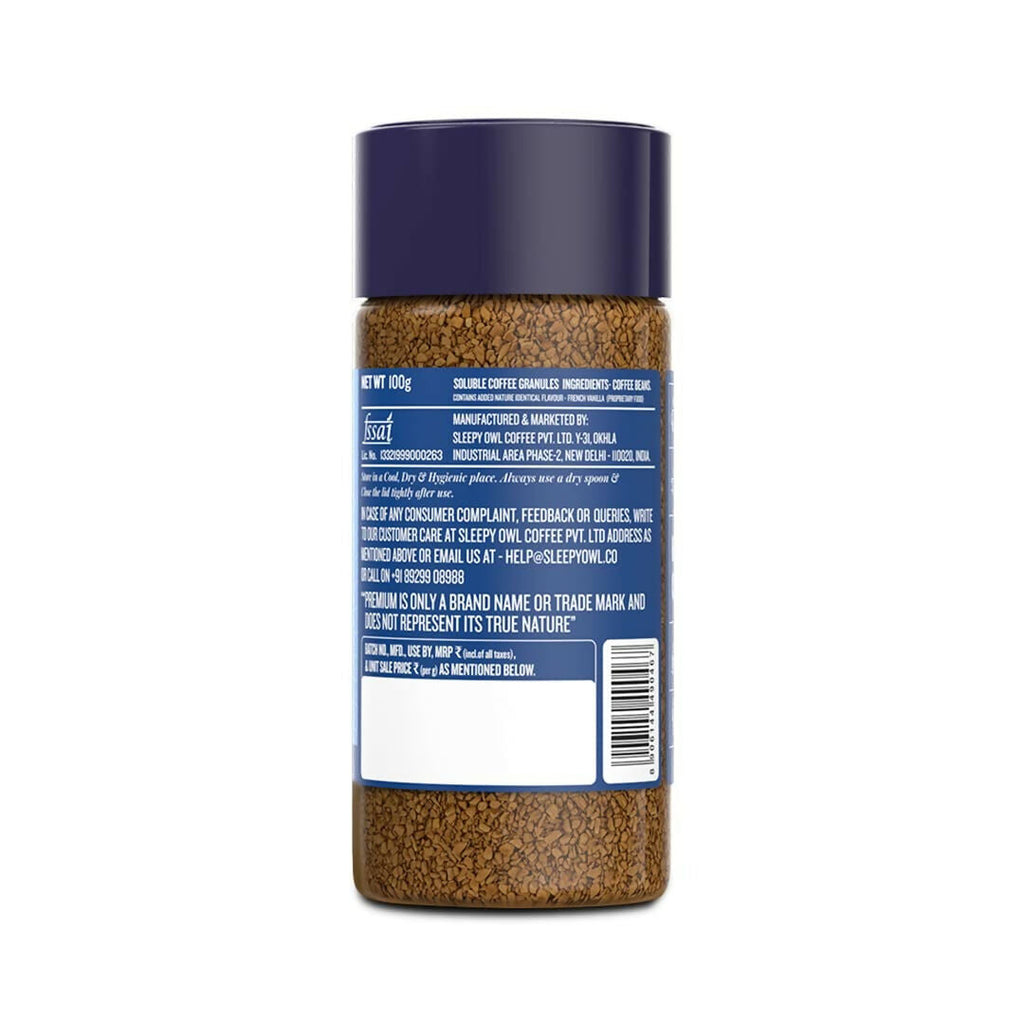 Sleepy Owl French Vanilla Premium Instant Coffee | Grocsy
