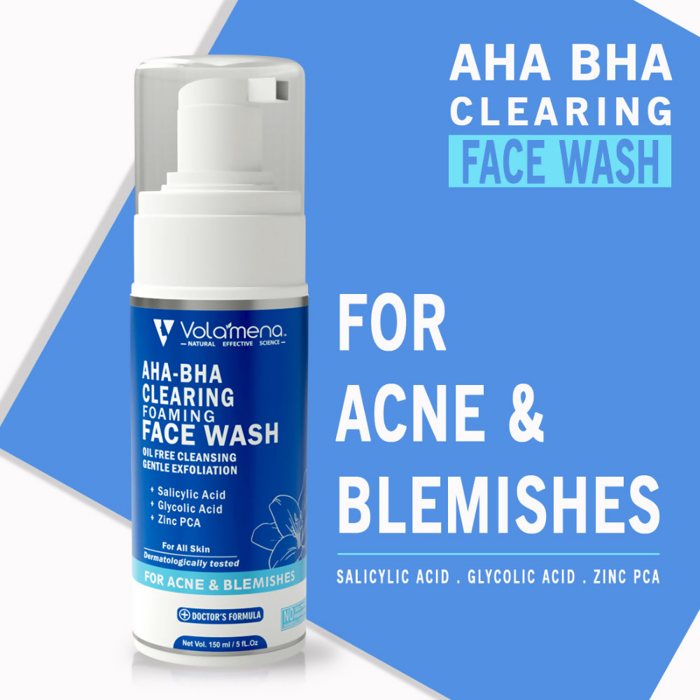 Volamena Aha Bha Clearing Foaming Face Wash | Grocsy