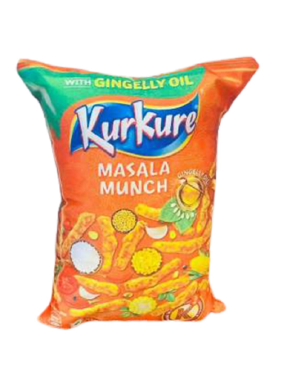 Unique Fashion Microfibre Filled Cushion For Kids - Kurkure | Grocsy