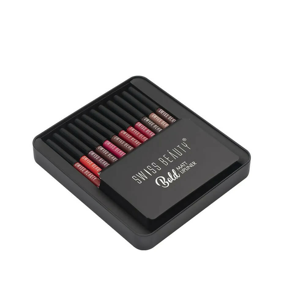 Swiss Beauty Bold Matt Lip Liner Set | Grocsy