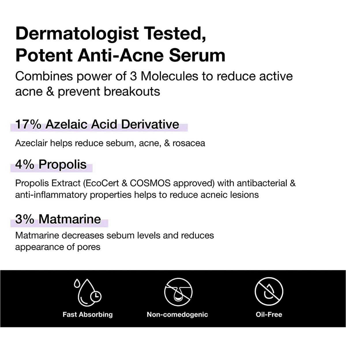 Dravida Organics Azeclair Face Serum | Grocsy