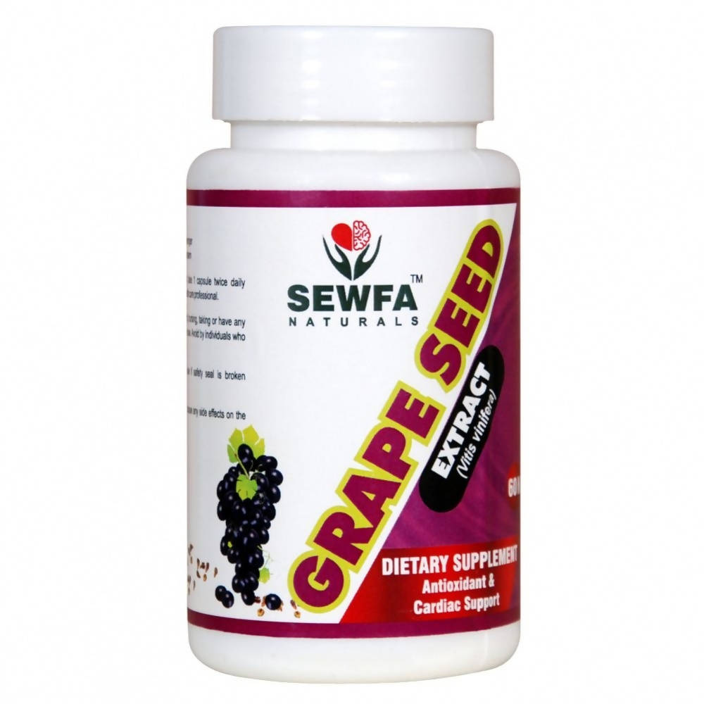 Sewfa Naturals Grape Seed Extract Capsules | Grocsy