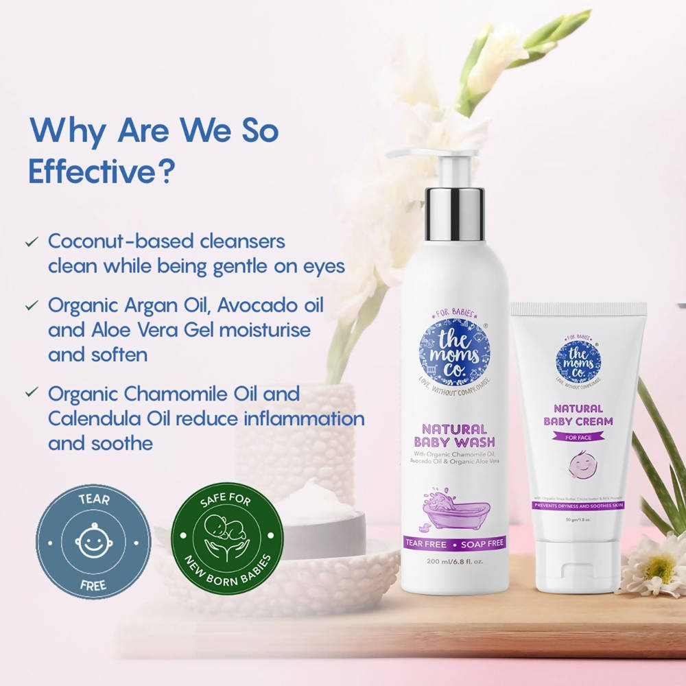 The Moms Co Baby Bath Duo | Grocsy