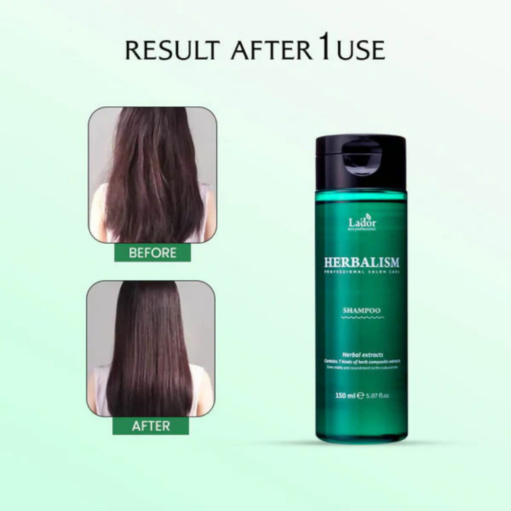 La'dor Herbalism Clarifying Shampoo - Hair Fall Control Korean Shampoo | Grocsy
