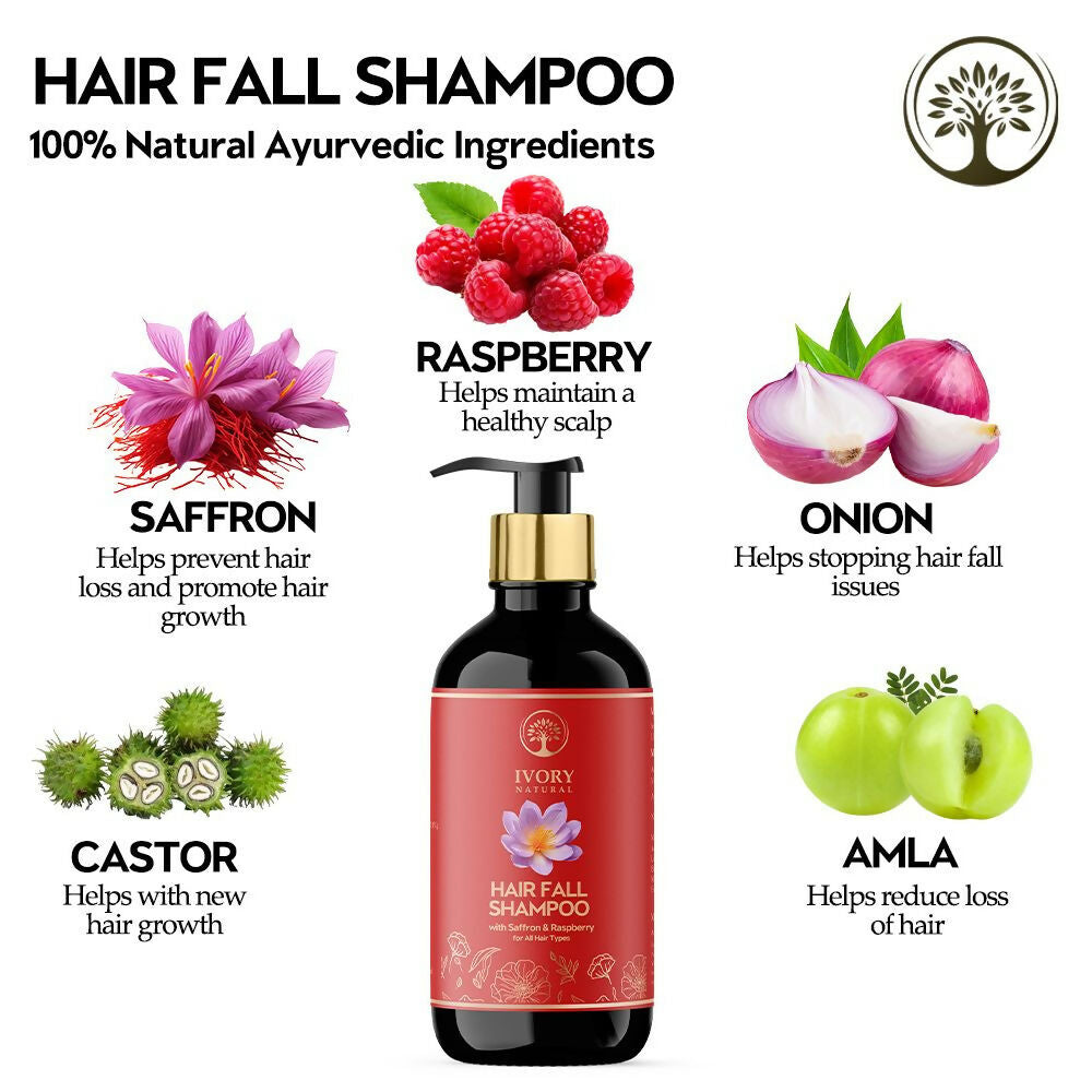 Ivory Natural Falling Hair Shampoo For Scalp And Hair Strength | Grocsy