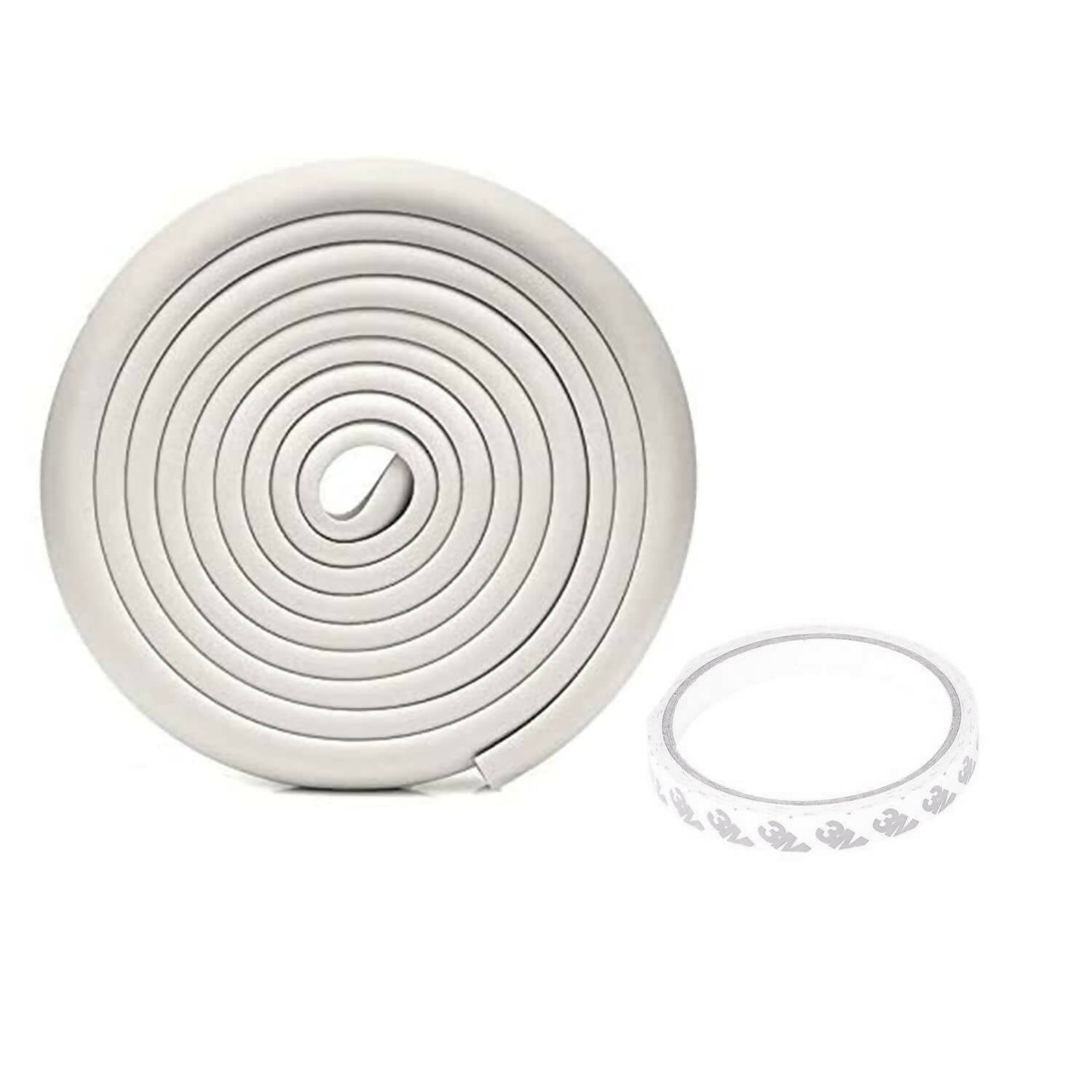 Safe-O-Kid Edge Guard, Baby Proofing Edge 5 Mtr Furniture Edge Bumper Guard, Safety From Head Injury, Edge Guard For Baby/ Toddlers, White | Grocsy