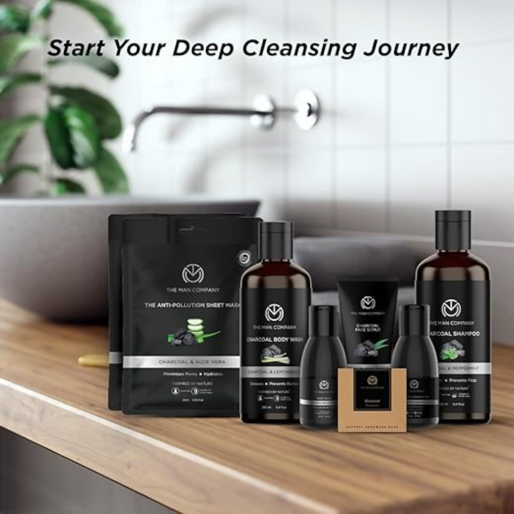 The Man Company Ultimate Charcoal Detan Kit | Grocsy