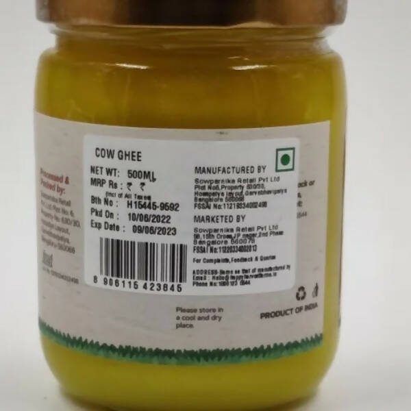 Happy Harvest Farms Natural Cow Ghee | Traditional Cow Ghee | Organic & Premium Ghee | Grocsy