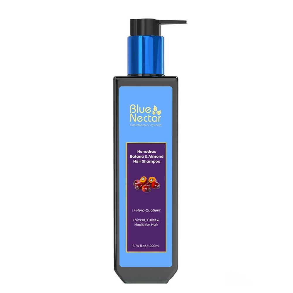 Blue Nectar Batana & Almong Hair Shampoo For Fuller & Stronger Hair | Grocsy