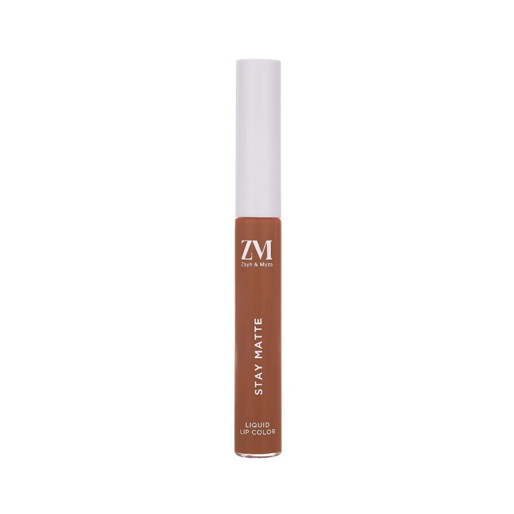 Zayn & Myza Stay Matte Liquid Lip Color - 10 Nude Binge | Grocsy