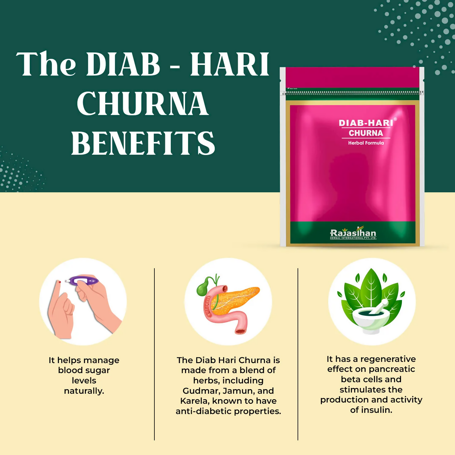 Rajasthan Herbals Diab Hari Churna | Grocsy