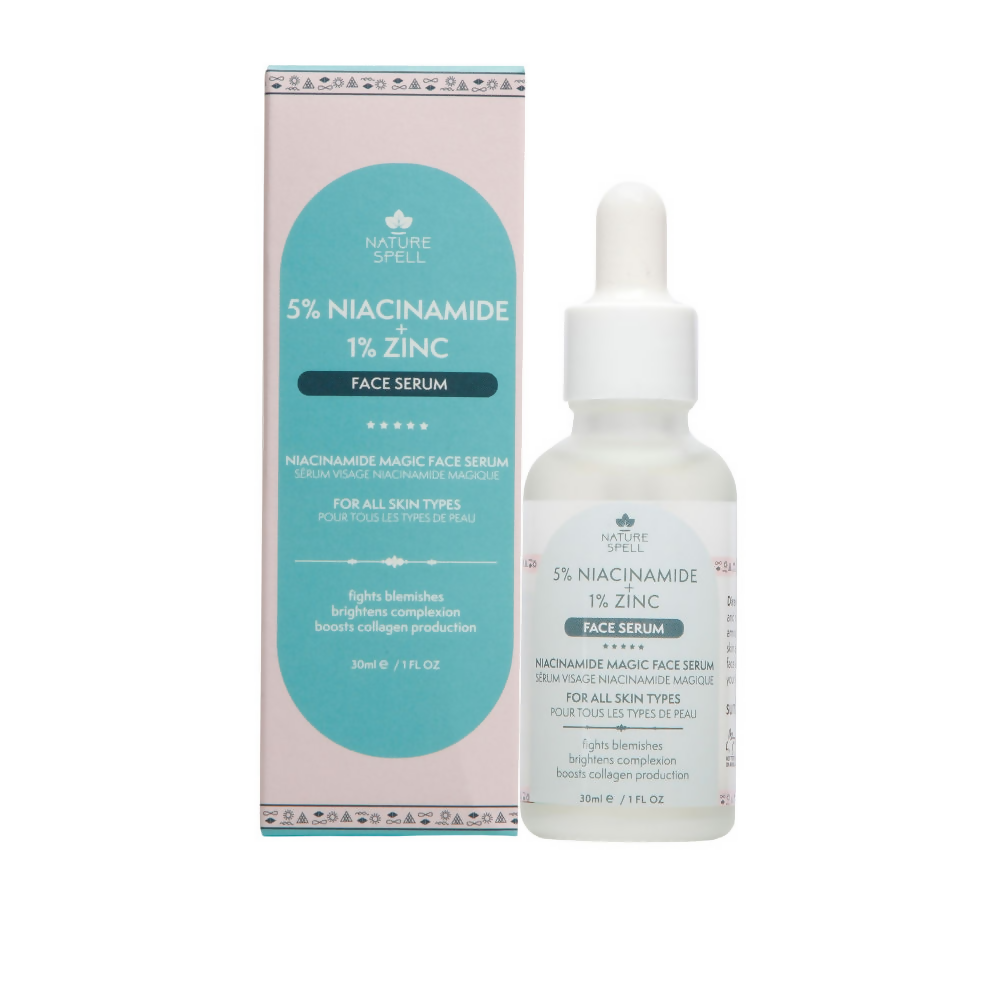 Nature Spell Zinc & Niacinamide Face Serum | Grocsy