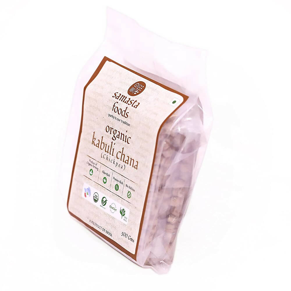 Samasta Foods Organic Kabuli Chana (Chickpea) | Grocsy