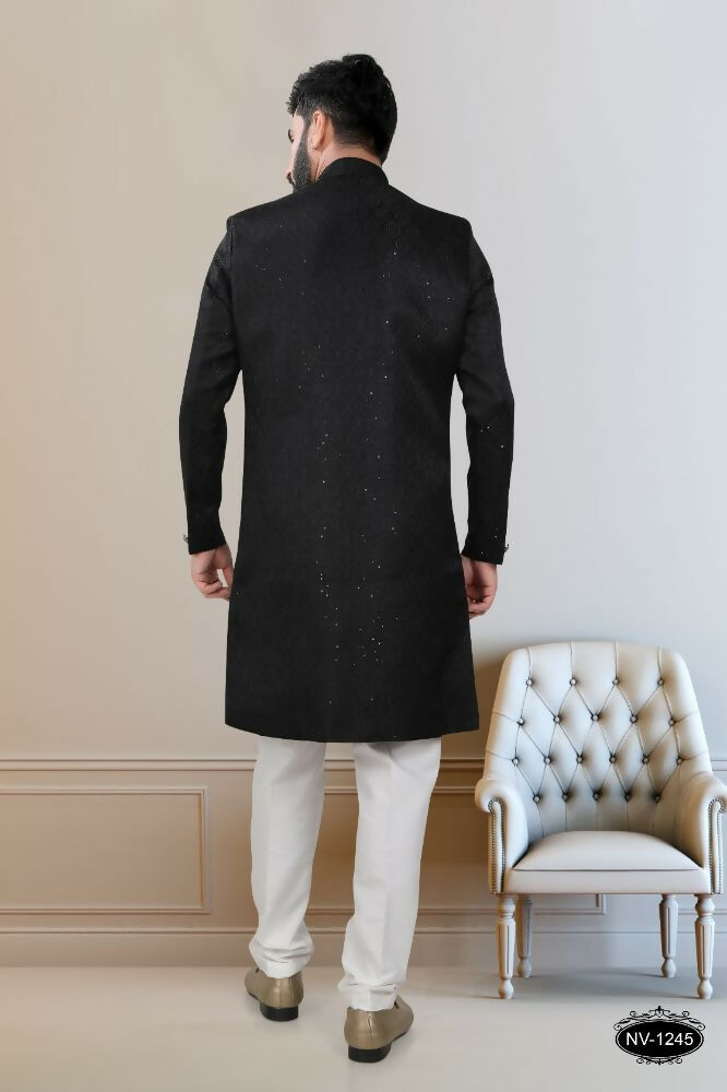 Joban Fashion Men's Black TR Kurta with Pyjama | Grocsy