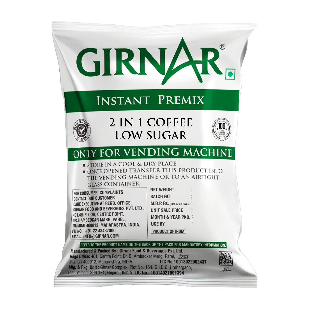 Girnar Instant Premix 3 In 1 Coffee (1kg Vending Pack) | Grocsy